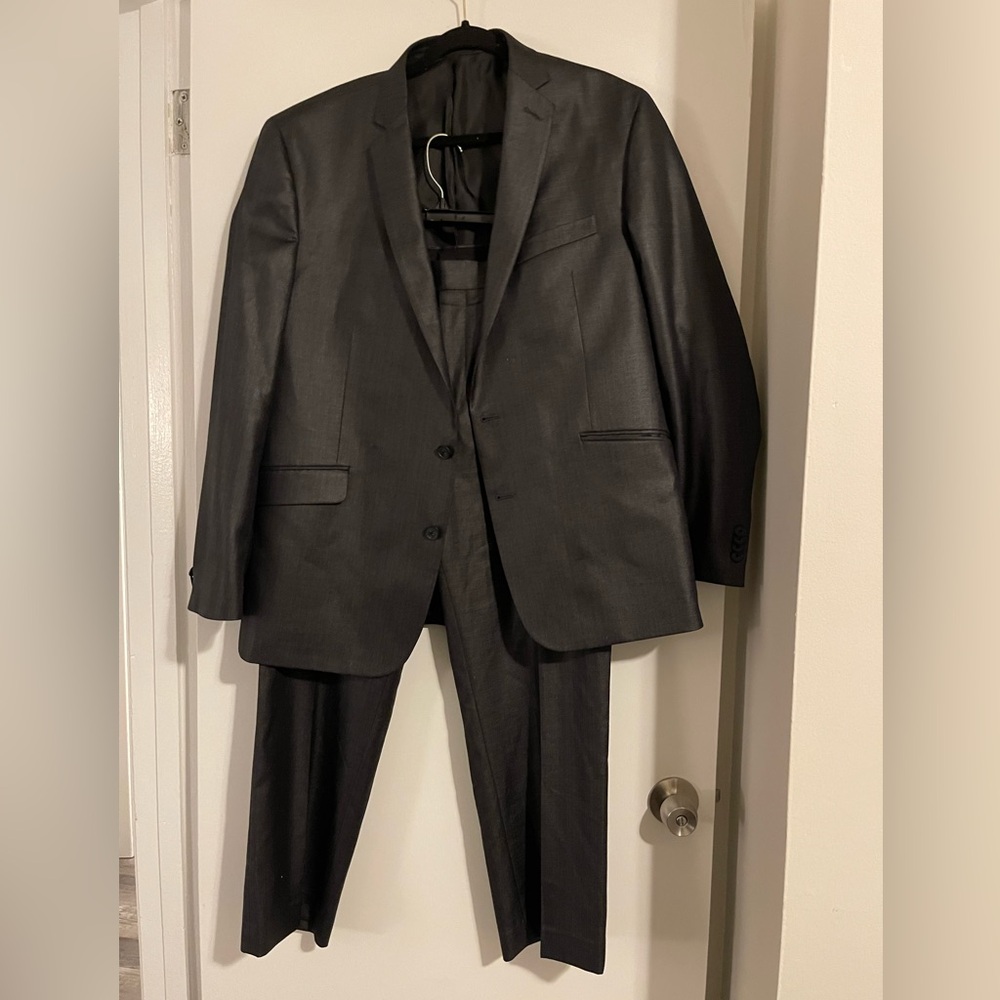 Kenneth Cole Dark Grey Men's Suit
